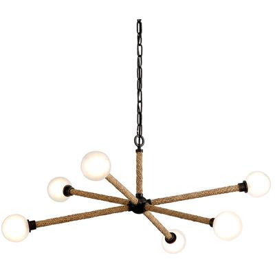 Troy Lighting - Nomad 6-Light Chandelier - F7256-BRZ