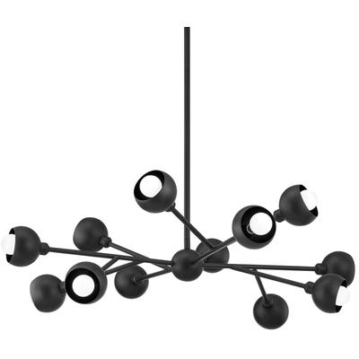 Troy Lighting - Colt 12-Light Chandelier - F7412-SBK