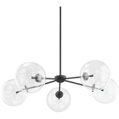 Troy Lighting - Madrid 5-Light Chandelier - F8205-SBK