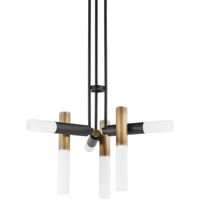 Troy Lighting - Koa 6-Light Chandelier - F8634-PBR/SBK