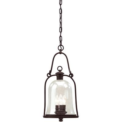 Troy Lighting - Owings Mill 3-Light Large Outdoor Hanging Lantern - F9467-TBK