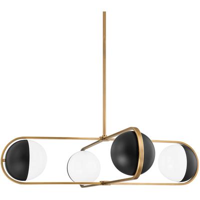 Troy Lighting - Willard Chandelier - F9942-PBR/SBK