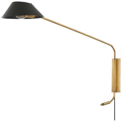 Troy Lighting - Sacramento 1-Light Portable Wall Sconce - PTL8128-PBR/SBK