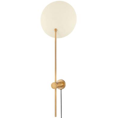 Troy Lighting - Leif 1-Light Portable Wall Sconce - PTL8132-PBR/SSD