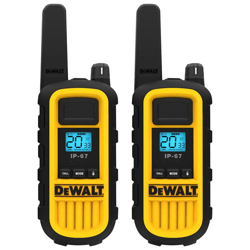 DeWalt Heavy Duty 2-Way Radio - 2 Pack, DXFRS800