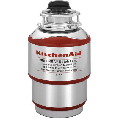 KitchenAid - Batch Feed Disposer 1 HP Motor MultiGrind Plus Technology - KBDS100T