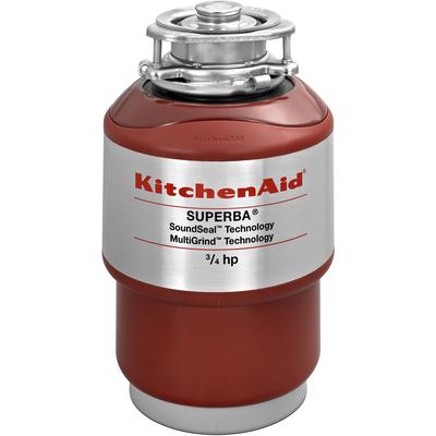 KitchenAid - Continuous Feed Disposer 3/4 HP Motor MultiGrind Technology - KCDS075T