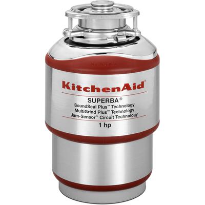 KitchenAid - Continuous Feed Disposer 1 HP Motor MultiGrind Plus Technology - KCDS100T