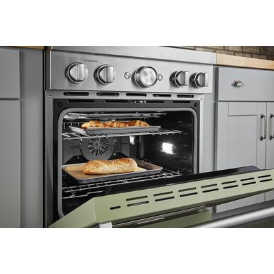 KitchenAid - KitchenAid 30'' Smart Commercial-Style Gas Range with 4 Burners - KFGC500JAV