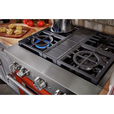 KitchenAid - KitchenAid 30'' Smart Commercial-Style Gas Range with 4 Burners - KFGC500JSC