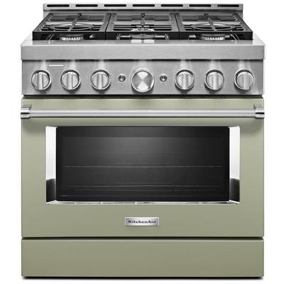 KitchenAid - KitchenAid 36'' Smart Commercial-Style Gas Range with 6 Burners - KFGC506JAV