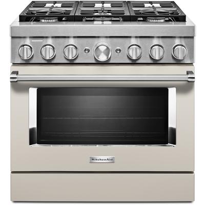 KitchenAid - KitchenAid 36'' Smart Commercial-Style Gas Range with 6 Burners - KFGC506JMH