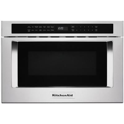 KitchenAid - 24" Under-Counter Microwave Oven Drawer - KMBD104GSS