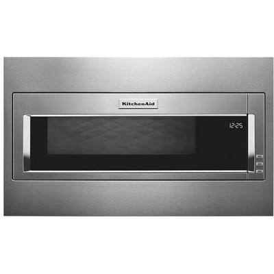 KitchenAid - 1000 Watt Built-In Low Profile Microwave with Standard Trim Kit - KMBT5511KSS