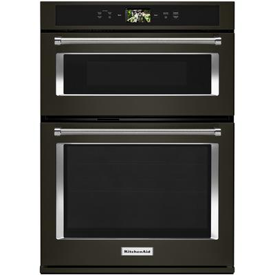 KitchenAid- Smart Oven+ 30" Combination Wall Oven- KOCE900HBS