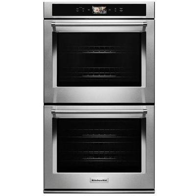 KitchenAid - Smart Oven+ 30" Double Oven with Powered Attachments - KODE900HSS