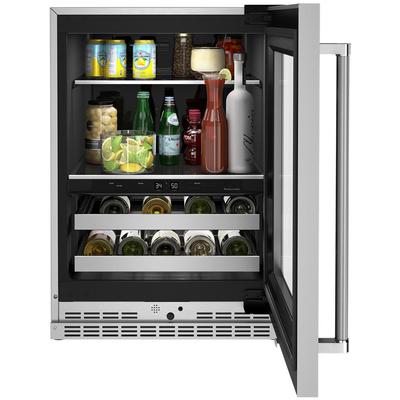 KitchenAid - "24"" Panel-Ready Undercounter Double-Drawer Refrigerator/Freezer" - KUDF204KPA