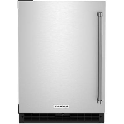 KitchenAid - "24"" Undercounter Refrigerator with Stainless Steel Door" - KURL114KSB