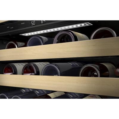 KitchenAid - "24"" Panel-Ready Undercounter Wine Cellar with Wood-Front Racks" - KUWR214KPA