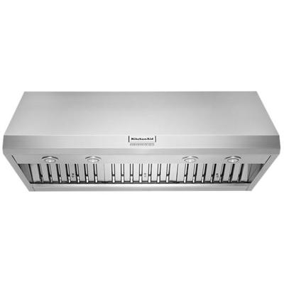 KitchenAid - 48'' 585 or 1170 CFM Motor Class Commercial-Style Wall-Mount Canopy Range Hood - KVWC908KSS