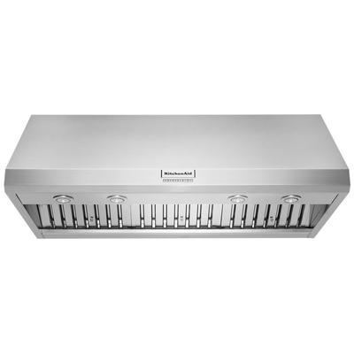 KitchenAid - 48'' 585 or 1170 CFM Motor Class Commercial-Style Wall-Mount Canopy Range Hood - KVWC908KSS