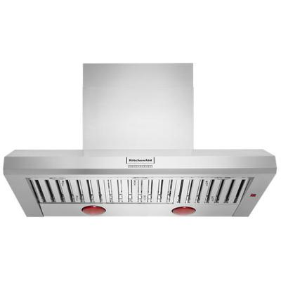 KitchenAid - 48'' 585 or 1170 CFM Motor Class Commercial-Style Wall-Mount Canopy Range Hood - KVWC958KSS