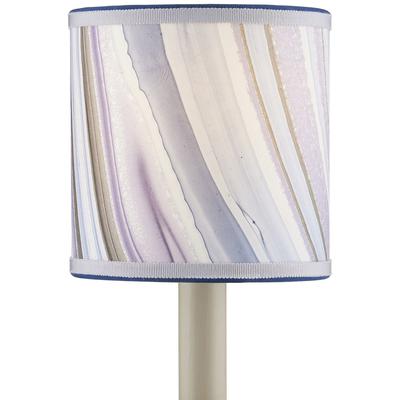 Currey & Co. - Marble Paper Drum Chandelier Shade - Lavender Agate - 0900-0018