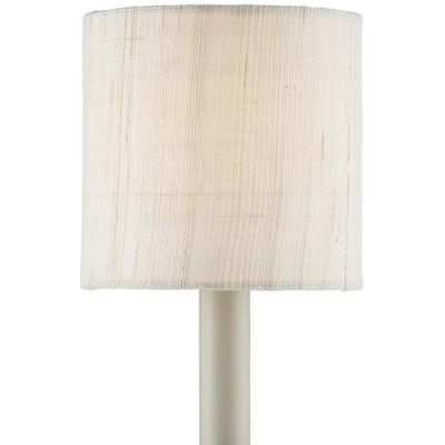 Currey & Co. - Ivory Fine Grasscloth Drum Chandelier Shade - 0900-0026