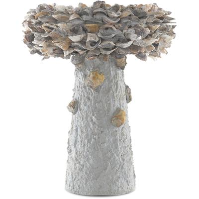 Currey & Co. - Oyster Shell Medium Bird Bath - 1200-0053