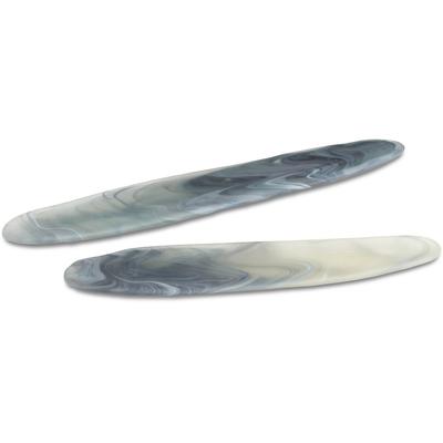 Currey & Co. - Midnight Blue Tray Set of 2 - 1200-0464