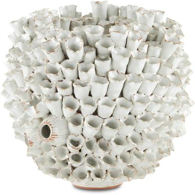 Currey & Co. - Manitapi White Vase - 1200-0491