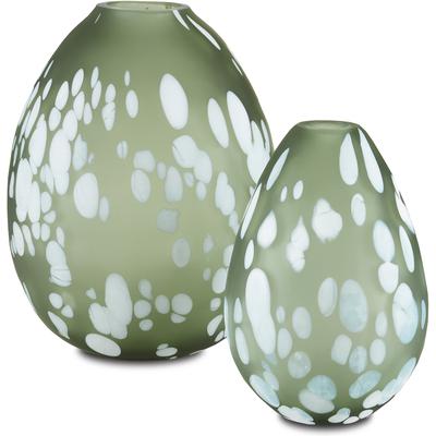 Currey & Co. - Hana Green Vase Set of 2 - 1200-0499