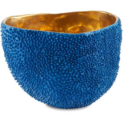 Currey & Co. - Jackfruit Large Cobalt Blue Vase - 1200-0544