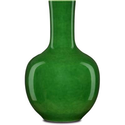 Currey & Co. - Imperial Green Long Neck Vase - 1200-0577