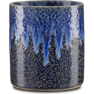 Currey & Co. - Kelmscott Blue Small Cachepot - 1200-0613