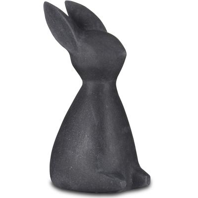 Currey & Co. - Black Marble Rabbit - 1200-0655