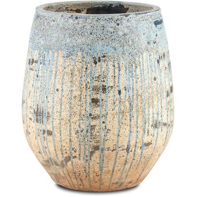 Currey & Co. - Sicilia Medium Blue Planter - 2200-0005