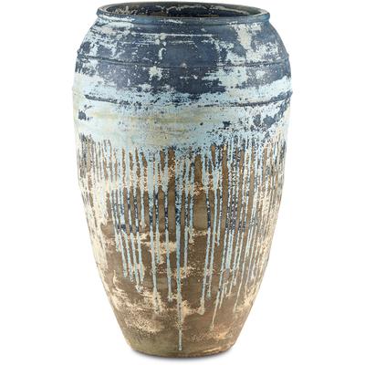 Currey & Co. - Catania Large Blue Planter - 2200-0007