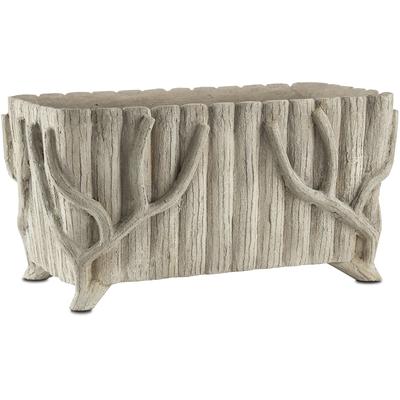 Currey & Co. - Faux Bois Rectangular Planter - 2200-0022