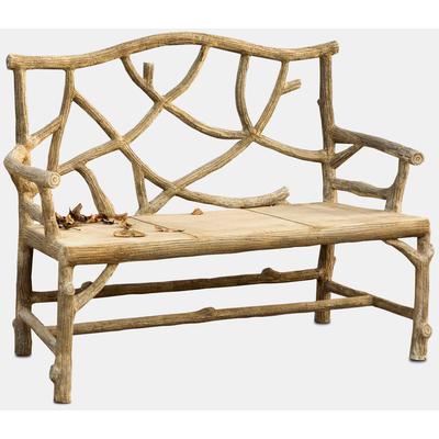 Currey & Co. - Woodland Bench - 2705