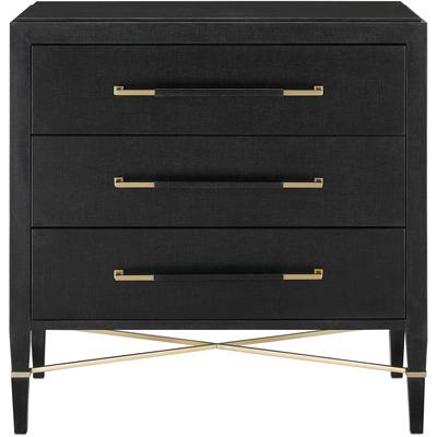 Currey & Co. - Verona Black Chest - 3000-0065