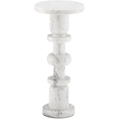 Currey & Co. - Sasha White Drinks Table - 3000-0138