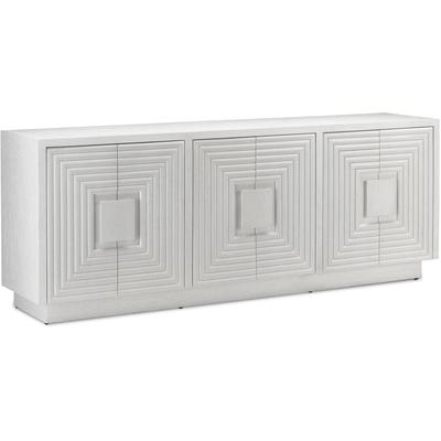 Currey & Co. - Morombe White Credenza - 3000-0152