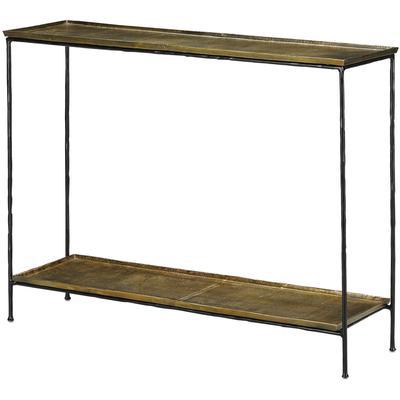 Currey & Co. - Boyles Brass Console Table - 4000-0023