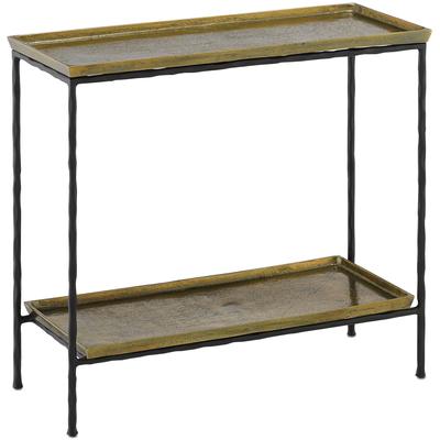 Currey & Co. - Boyles Brass Side Table - 4000-0060