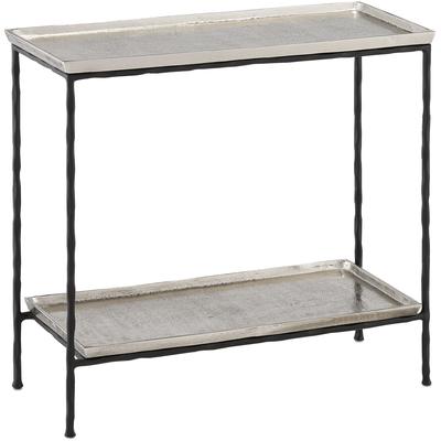 Currey & Co. - Boyles Silver Side Table - 4000-0061