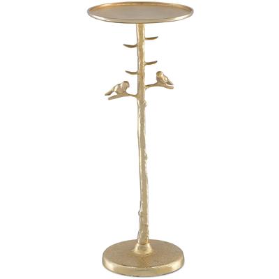 Currey & Co. - Piaf Gold Drinks Table - 4000-0063