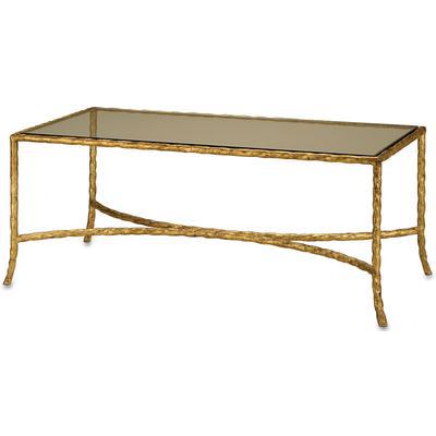 Currey & Co. - Gilt Twist Cocktail Table - 4057