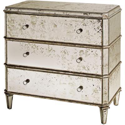 Currey & Co. - Antiqued Mirror Chest - 4204