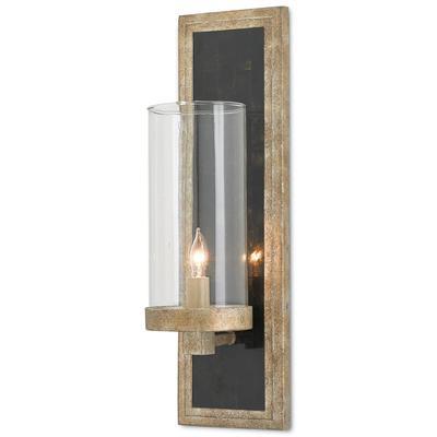 Currey & Co. - Charade Silver Wall Sconce - 5000-0025